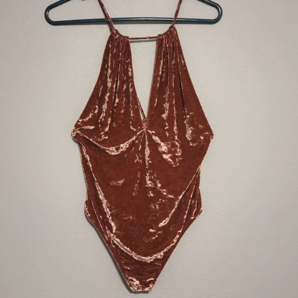 *BOGO Item* Out From Under- Crushed Velvet Bodysuit